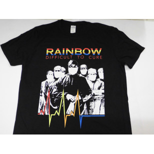 Rainbow - Difficult To Cure Official Fitted Jersey T Shirt ( Men L ) ***READY TO SHIP from Hong Kong***